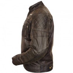 COTTON WAX JACKET SHORT 